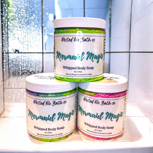 Mermaid Magic whipped soap