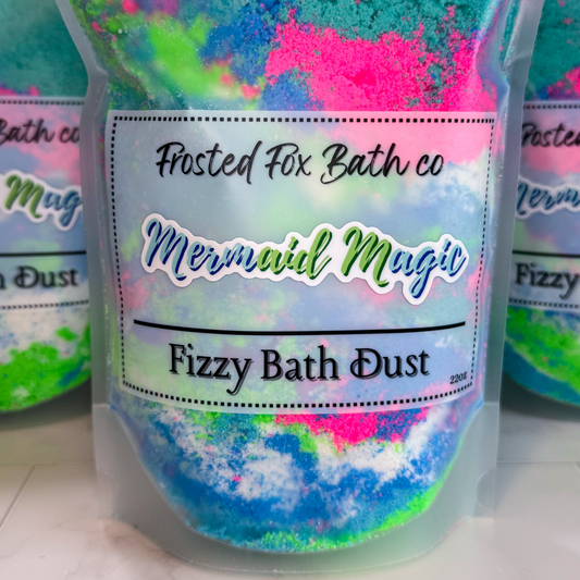 Mermaid Magic fizzy bath dust