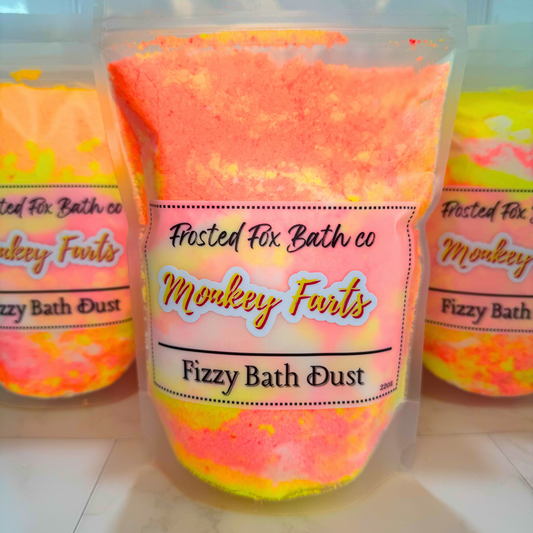 Monkey Farts fizzy bath dust