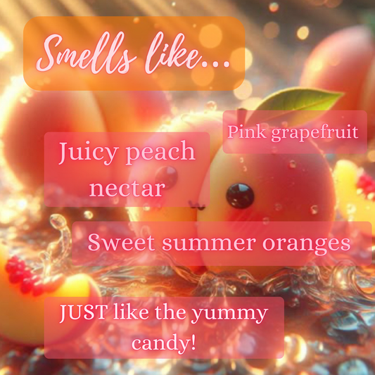 Fuzzy Peaches whipped soap