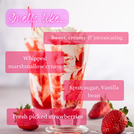 Strawberry Cream whipped soap