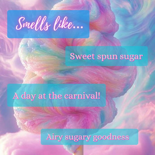 Cotton Candy fizzy bath dust