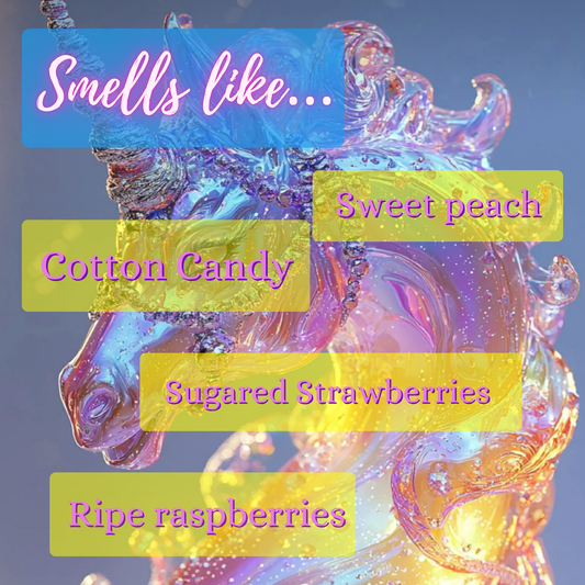 Unicorn Kisses fizzy bath dust