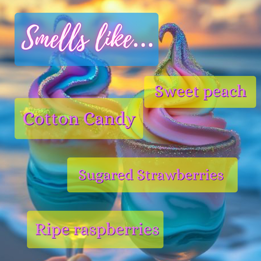 Unicorn Kisses foaming sugar scrub