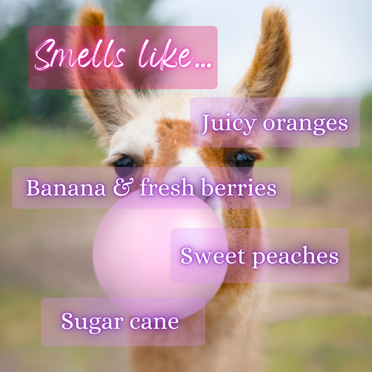 Bubble Gum fizzy bath dust
