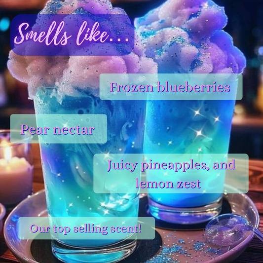 Blueberry Slushie Foaming Sugar Scrub