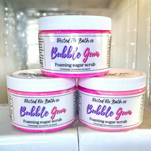 Bubble Gum foaming sugar scrub