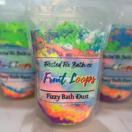 Fruit Loops fizzy bath dust
