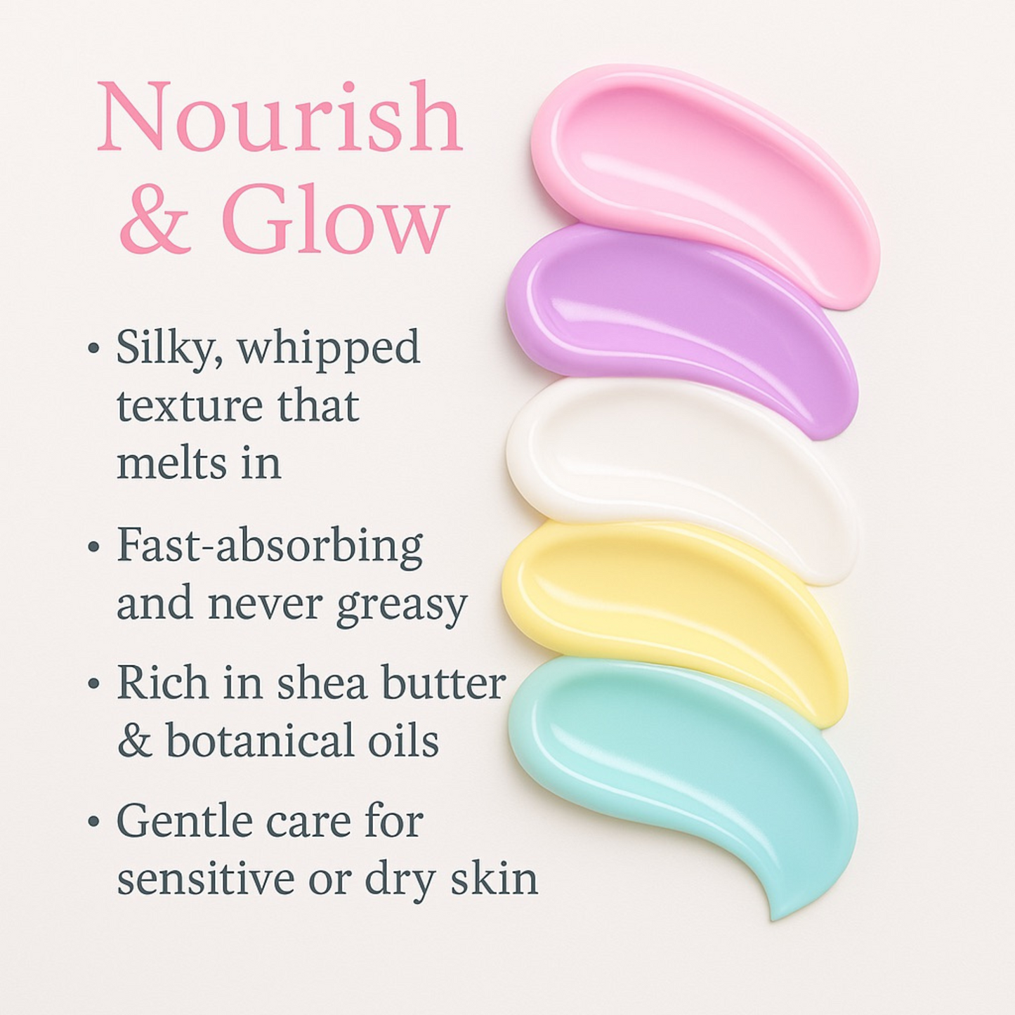 Bubble Gum Glitter Shea butter lotion