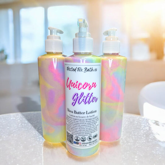 Unicorn Glitter Shea butter lotion