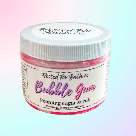 Bubble Gum Foaming Sugar Scrub