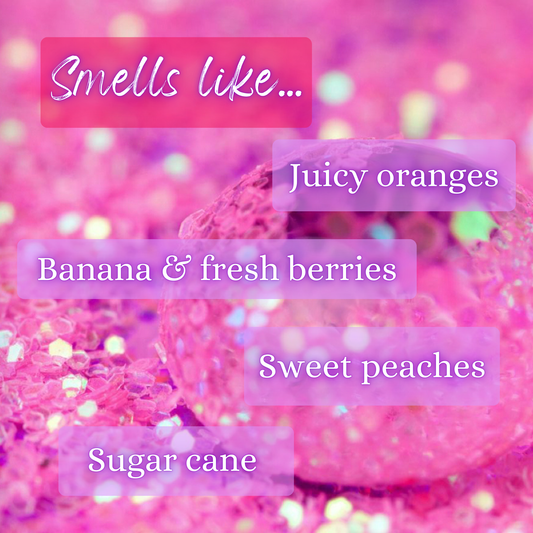 Bubble Gum Glitter Shea butter lotion
