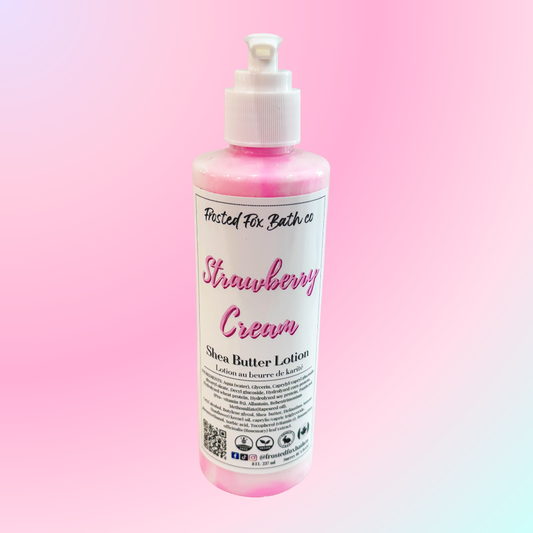 Strawberry Cream Shea Butter Lotion